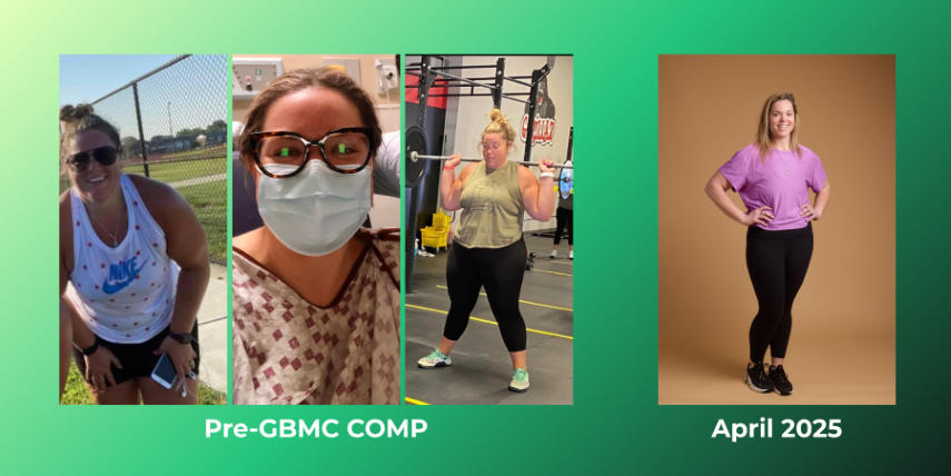 Julia's weight loss progress