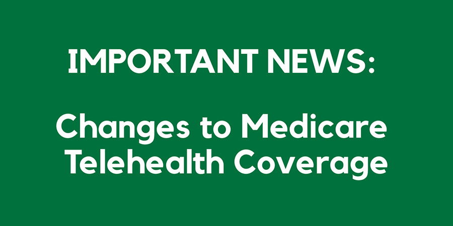 Changes to Telehealth Services Under Medicare