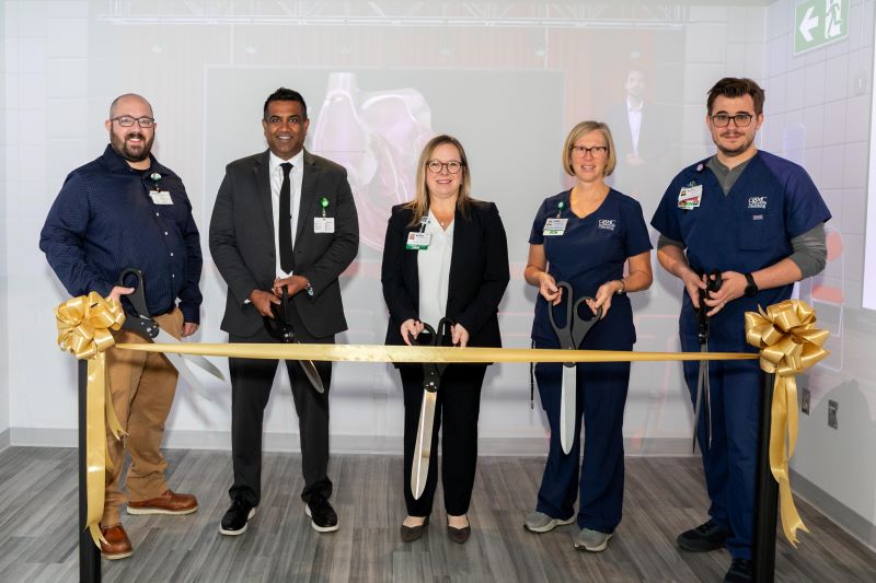 Ribbon Cutting of the Immersion Room of the Simulation Innovation Learning Center