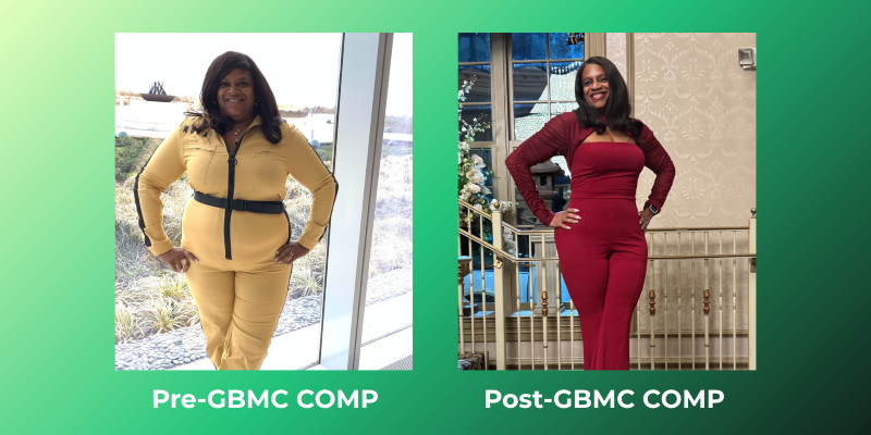 Consie's before and after weight loss photos