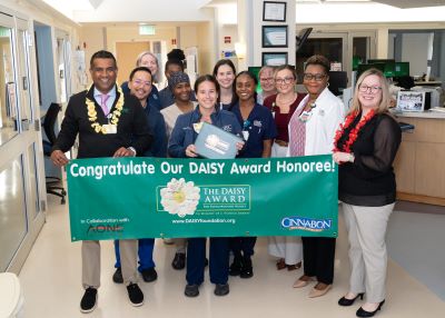 DAISY award presentation honoring Elizabeth "Liz" Fennell