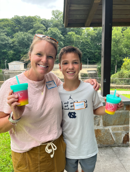 Stephanie Boblooch and Emmett (contest winner)