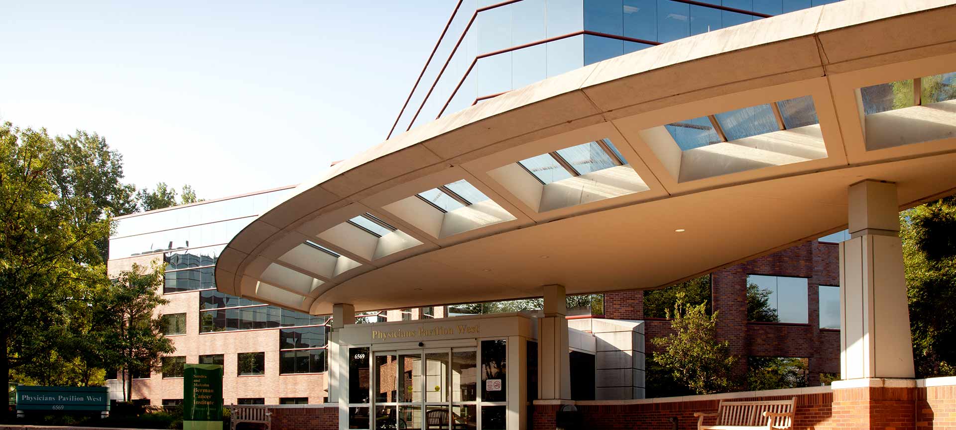 Pavilion West on the campus of GBMC