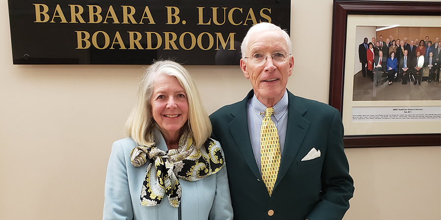 Lucases Mark Growth Milestones at GBMC, Gilchrist