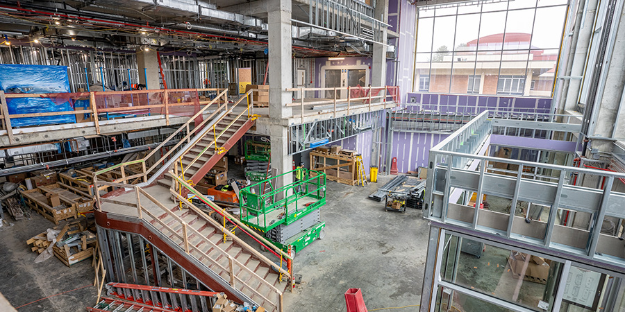 Construction of the Sandra R. Berman Pavilion Is on Schedule