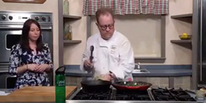 Pan-Seared Tuna with Sauteed Red Swiss Chard - Cooking Demo