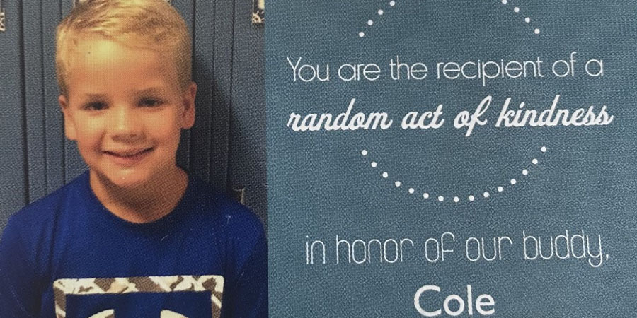 Giving Back to Honor Cole