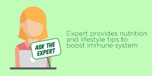 Expert Provides Nutrition and Lifestyle Tips to Boost Immune System (Infographic)