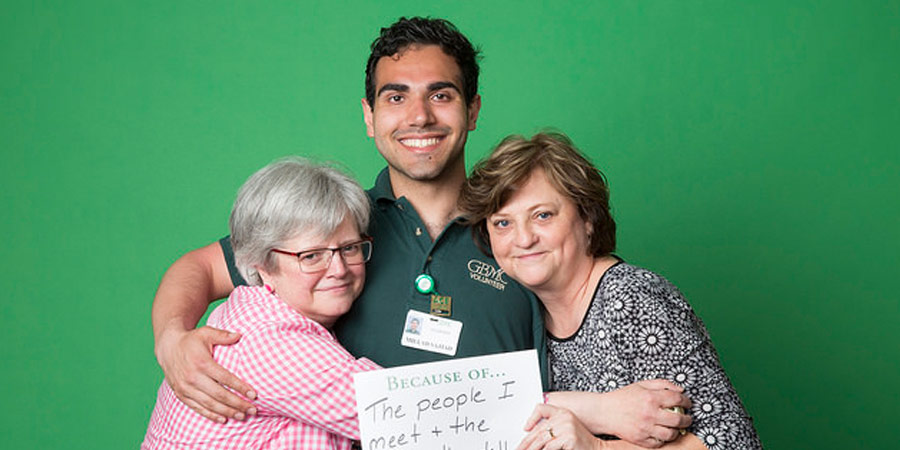 Giving Back: An Army of Volunteers Helps Give GBMC a Family Feel