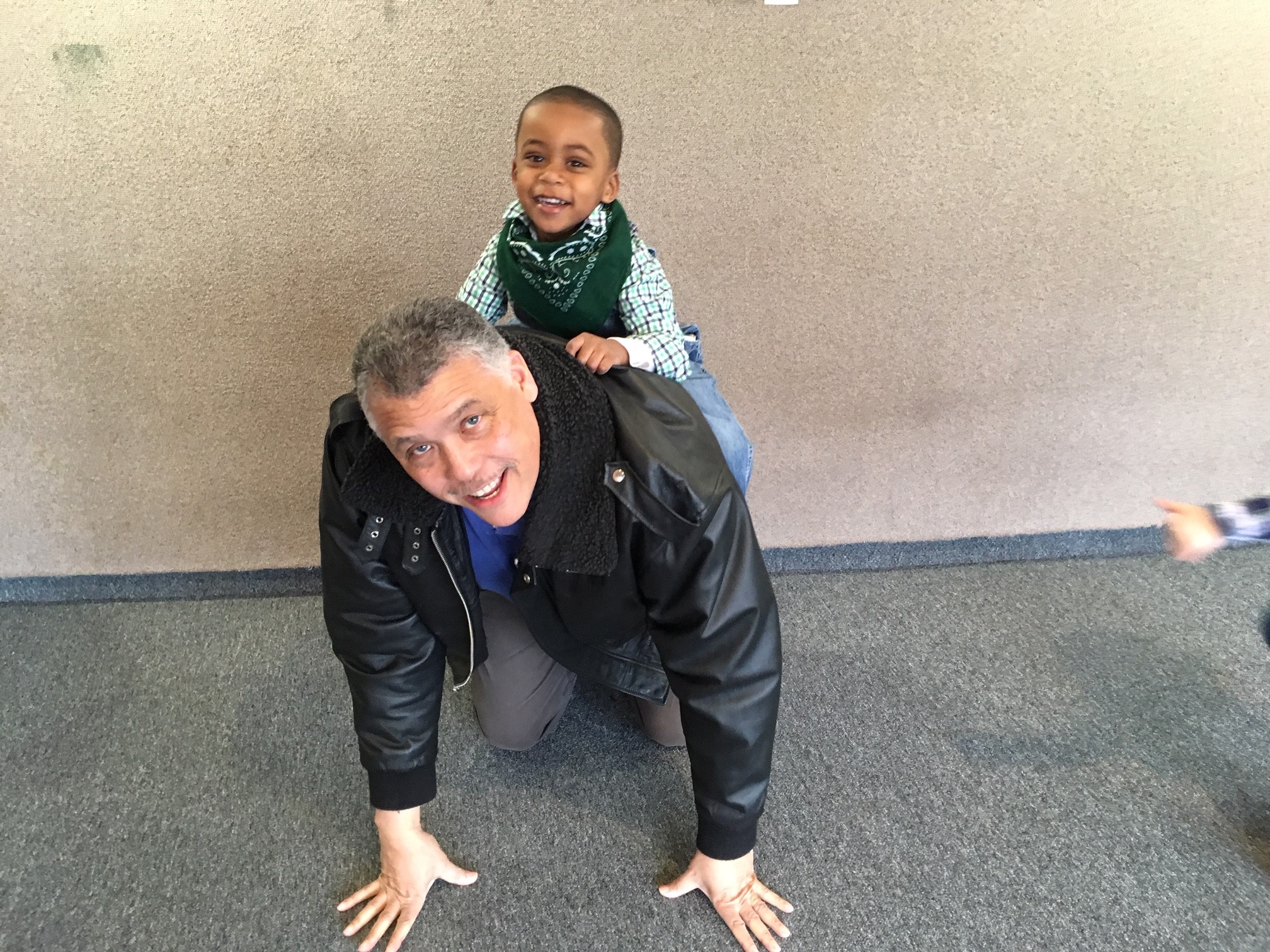 GBMC Board of Directors member, Franklin Lee with his grandson, Sebastian