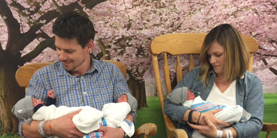 Baltimore Couple Becomes Family of Five after Birth of Rare Identical Triplets