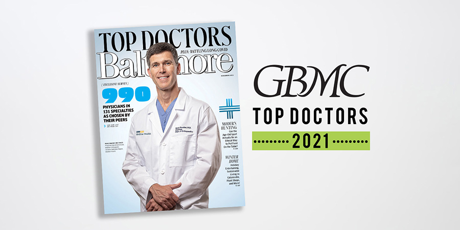 GBMC Physicians Earn Baltimore Magazine’s Top Docs Honors for 2021