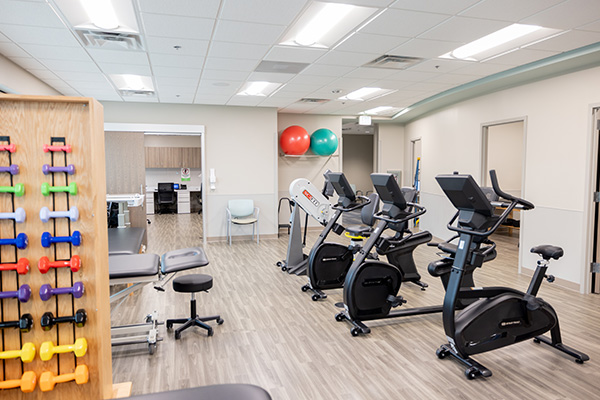 A photo of physical therapy at texas station 